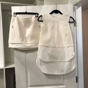 Bcbg off white outfit